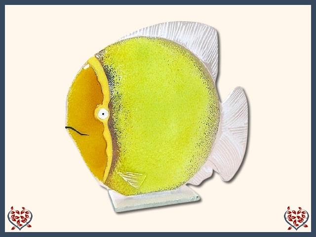 FISH ~ LARGE (YELLOW) | Nobile Glass Animal