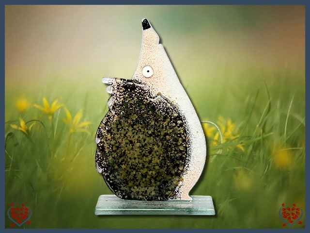Nobile Fused Glass Hedgehog
