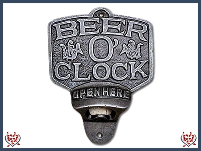 BOTTLE OPENER ~ BEER O’CLOCK | Bottle Openers - Paul Martyn Interiors