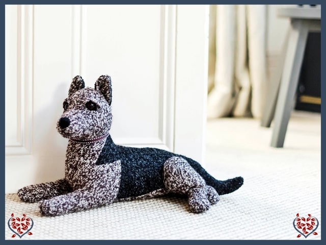 FLASH GERMAN SHEPHERD DOORSTOP | Doorstops & Draught Excluders