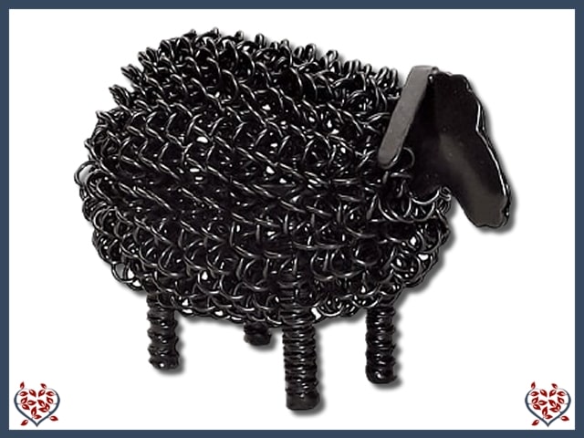 WIGGLE LAMB ~ SMALL (BLACK) | Animal Figures