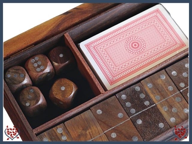 SINGLE CARD, DICE & DOMINOES | Traditional Games - Paul Martyn Interiors