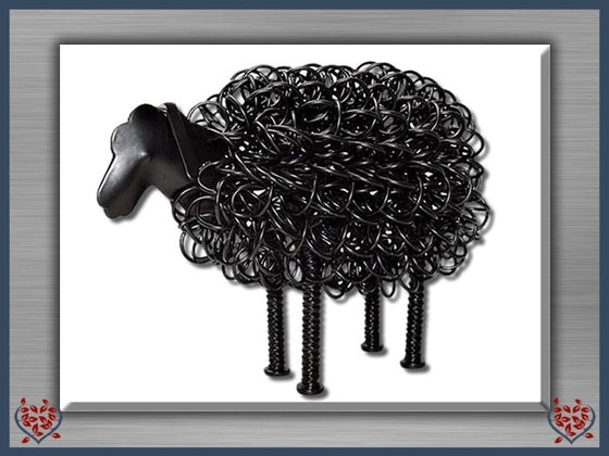 WIGGLE SHEEP ~ LARGE (BLACK) | Animal Figures