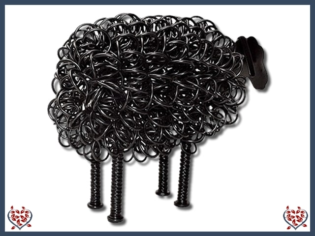WIGGLE SHEEP ~ LARGE (BLACK) | Animal Figures