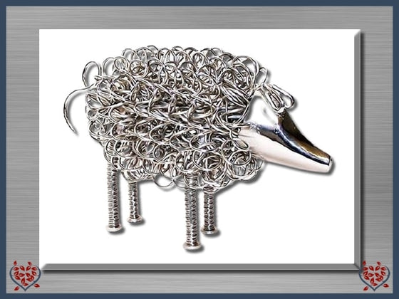 WIGGLE PIG (SILVER) | Animal Figures