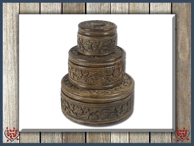 ROUND FLOWER BOX - WOODEN BOX | Wooden Boxes & Bowls