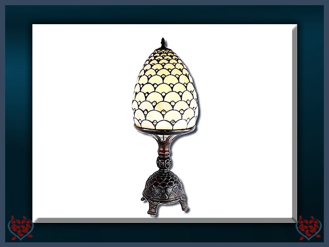 JEWELLED EGG ON STAND ~ LAMP | Lighting