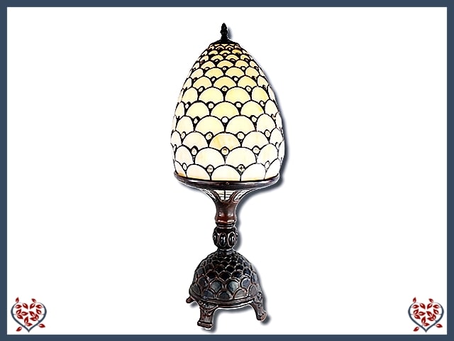 JEWELLED EGG ON STAND ~ LAMP | Lighting