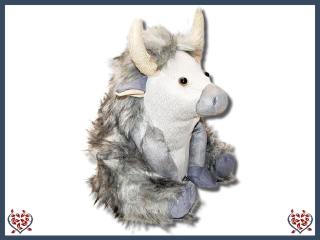 DOORSTOP ~ POSH ANGUS (HIGHLAND COW)  | Doorstops & Draught Excluders