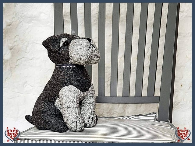 SUGAR BEAR SCHNAUZER DOORSTOP | Doorstops & Draught Excluders