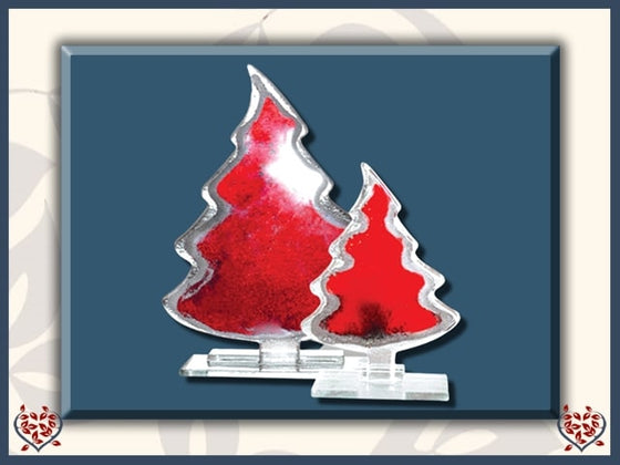 CHRISTMAS TREE ~ SMALL (RED) | Nobile Glass