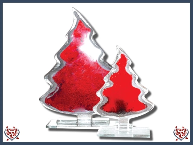 CHRISTMAS TREE ~ LARGE (RED)  | Nobile Glass