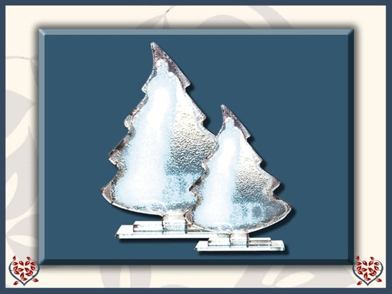 CHRISTMAS TREE ~ LARGE (WHITE)  | Nobile Glass
