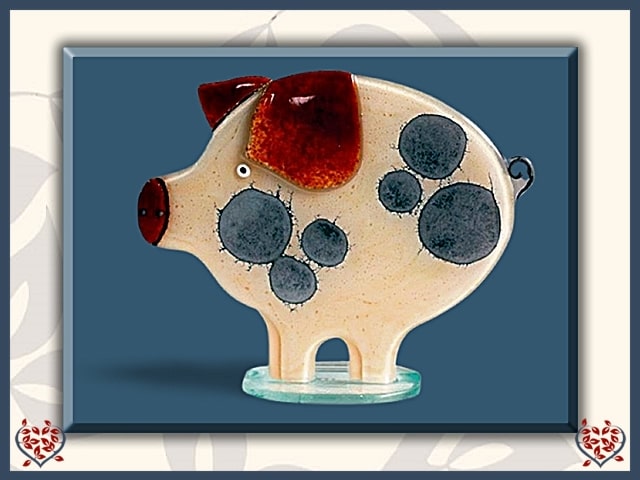 PIG ~ LARGE (HONEY) | NOBILE GLASS ANIMAL