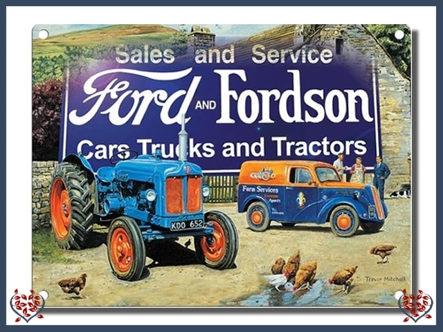 FORD & FORDSON ~ METAL SIGN |  Wall Decor