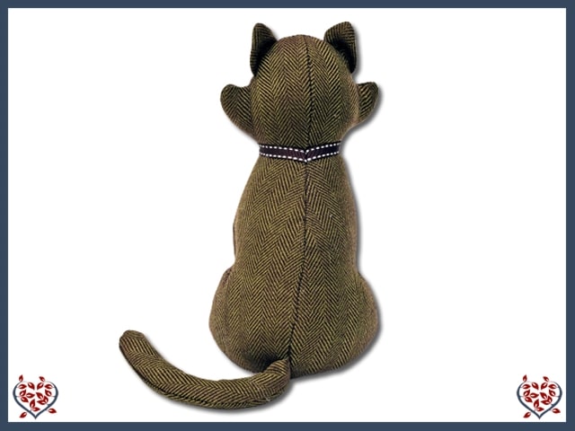 AMERICANO APRICOT CAT DOORSTOP | Doorstops & Draught Excluders