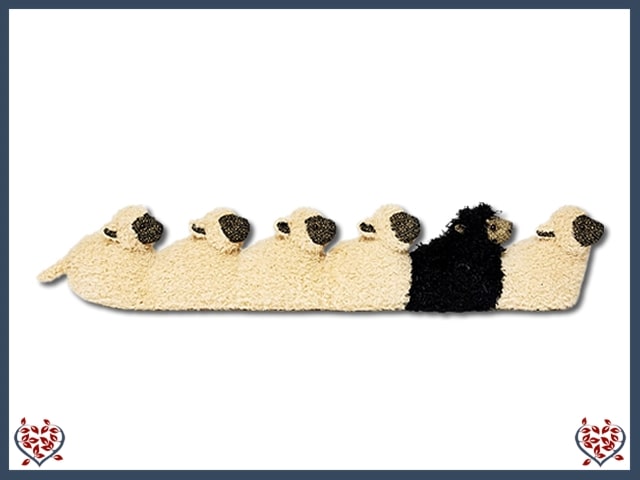 BLACK SHEEP OF THE FAMILY DRAUGHT EXCLUDER | Doorstops & Draught Excluders