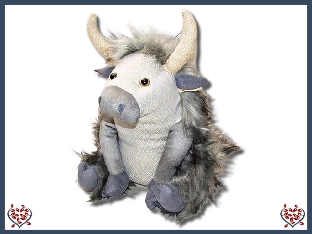 DOORSTOP ~ POSH ANGUS (HIGHLAND COW)  | Doorstops & Draught Excluders