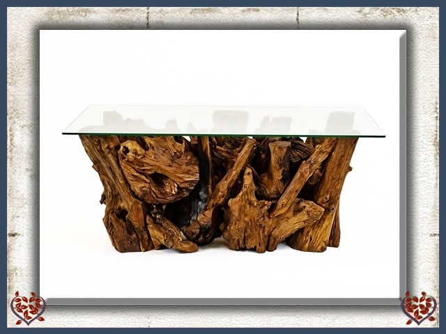 TEAK ROOT COFFEE TABLE ~ WOODLAND COLLECTION