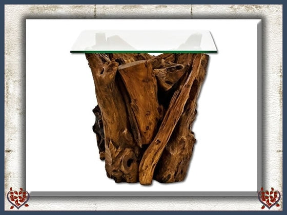 TEAK ROOT SIDE TABLE ~ WOODLAND COLLECTION