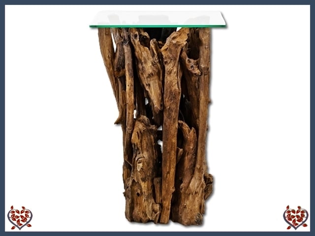 TEAK ROOT LAMP TABLE ~ WOODLAND COLLECTION
