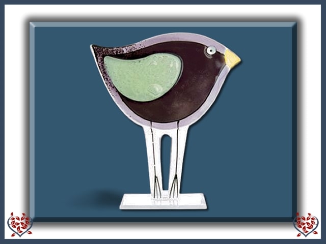 BIRD ~ SMALL (LILAC) | Nobile Glass Animal