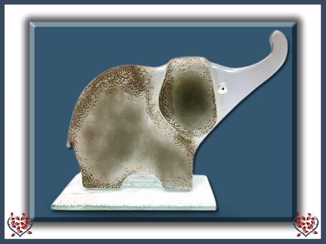 ELEPHANT (GREY) | Nobile Glass Animal