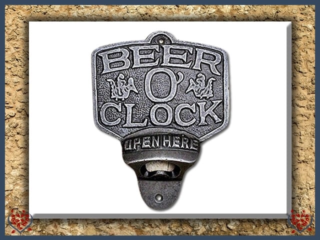 BOTTLE OPENER ~ BEER O’CLOCK | Bottle Openers - Paul Martyn Interiors