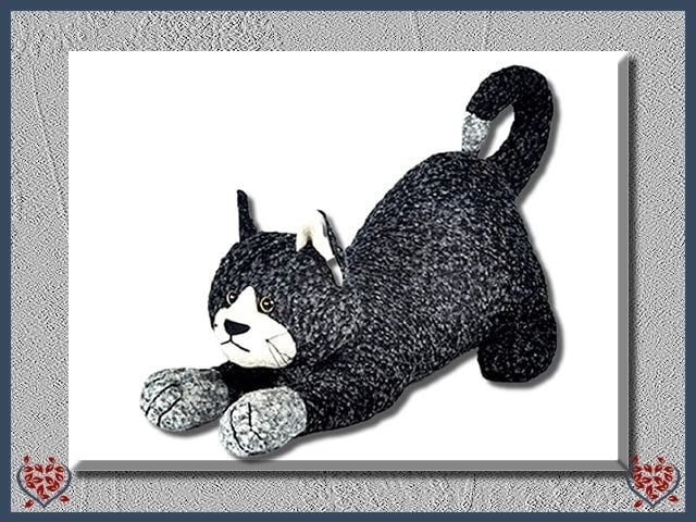 DOORSTOP ~ FELIX (BLACK & WHITE CAT) | Doorstops & Draught Excluders