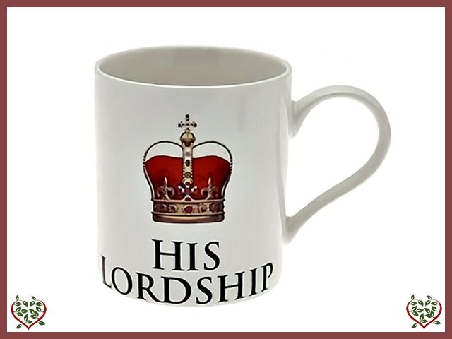 HIS LORDSHIP FINE CHINA MUG | Mugs - Paul Martyn Interiors