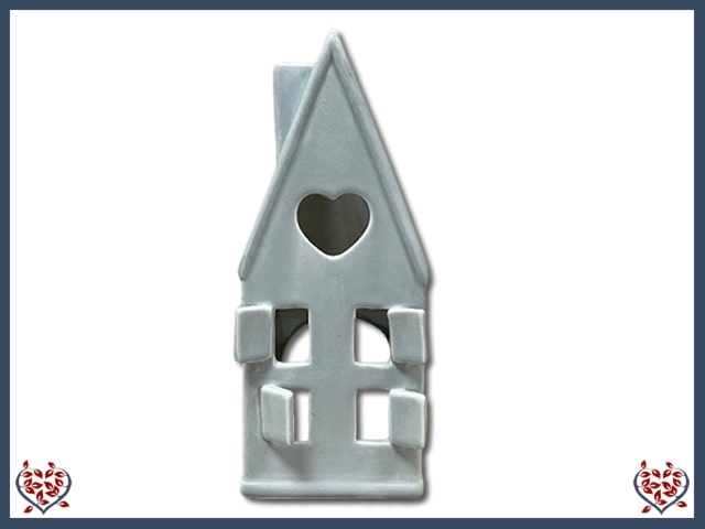 DAINTY HOUSE T LIGHT HOLDER (GREY) | Kitchenware