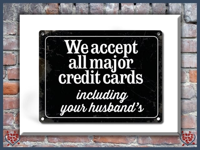 WE ACCEPT ALL MAJOR CREDIT CARDS ~ METAL SIGN | Wall Decor