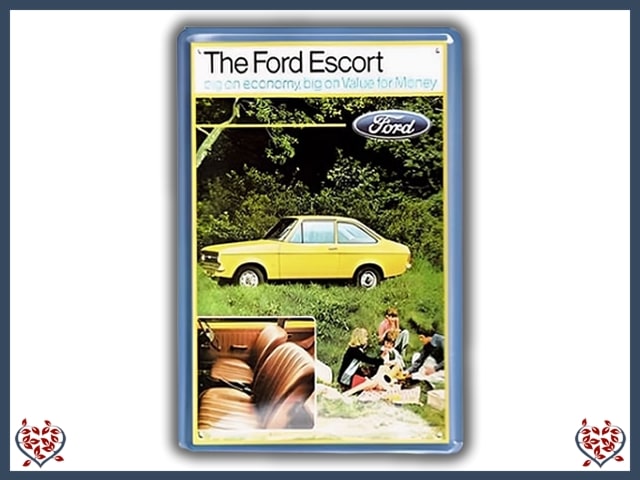 THE FORD ESCORT ~ METAL SIGN | Wall Decor