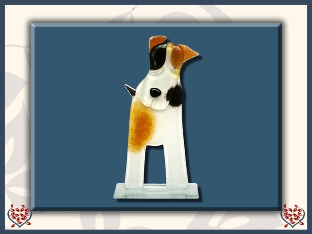 TERRIER DOG ~ PATCH | Nobile Glass Animal - Paul Martyn Interiors