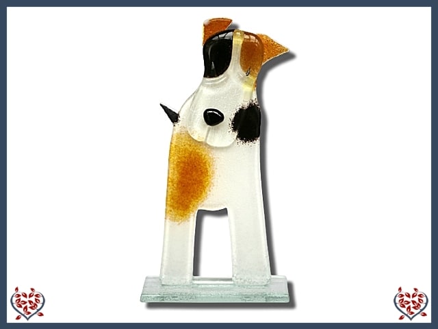 TERRIER DOG ~ PATCH | Nobile Glass Animal - Paul Martyn Interiors