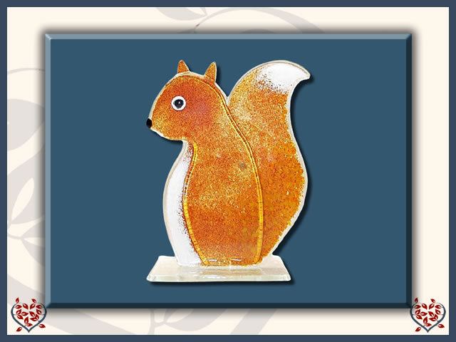 SQUIRREL (RED) | Nobile Glass Animal