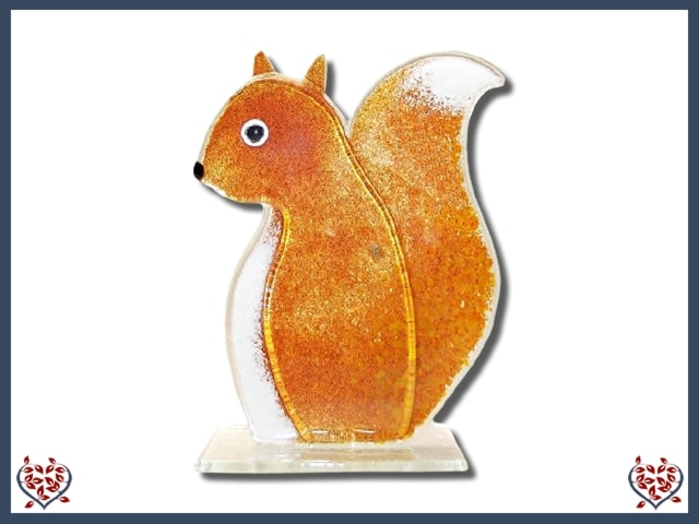 SQUIRREL (RED) | Nobile Glass Animal