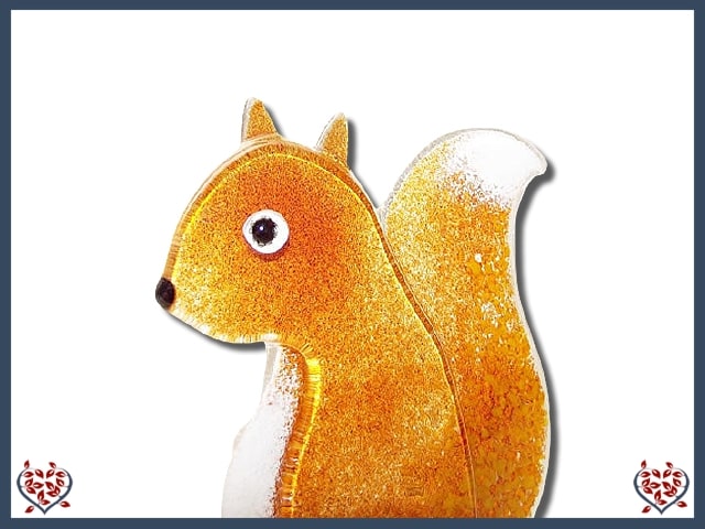 SQUIRREL (RED) | Nobile Glass Animal