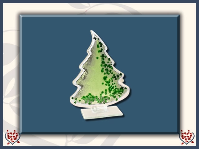CHRISTMAS TREE ~ LARGE (GREEN)  | Nobile Glass