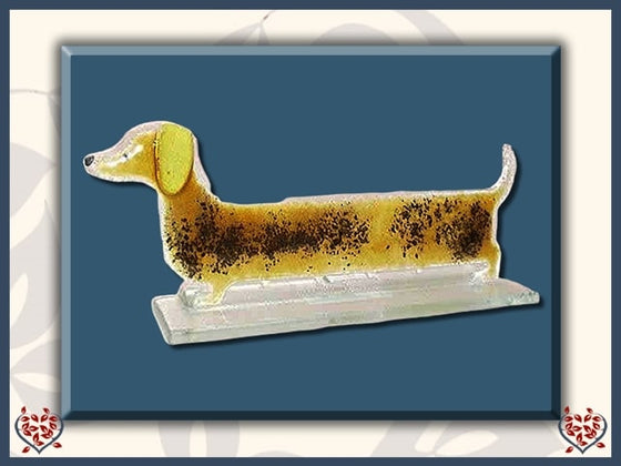 HONEY SAUSAGE DOG | Nobile Glass Animal