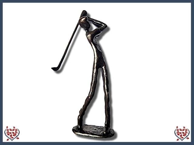 GOLFER ~ METAL FIGURINE | Figurine