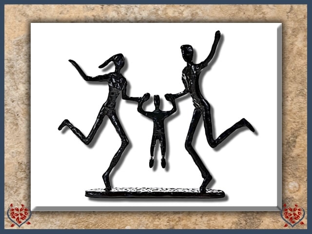 FAMILY CELEBRATION ~ METAL FIGURINE | Figurine