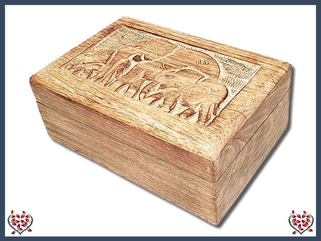 WOODEN ELEPHANT BOX | Wooden Boxes & Bowls